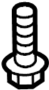 View Bolt. Plate. Screw. Mount.  Full-Sized Product Image