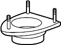 View Suspension Shock Absorber Mount (Upper) Full-Sized Product Image