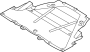 Image of Floor Pan Splash Shield (Rear) image for your 2017 Porsche Macan   