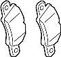 Image of Disc Brake Pad Set image for your 2012 Porsche Boxster   