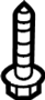 Image of Bolt. Mount. Suspension. Arm. Control. (Front, Rear, Upper, Lower). A fastener used to. image for your Porsche