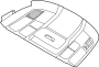 Image of Overhead Console (Front) image for your 2024 Porsche 718 Boxster   