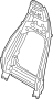 View Seat Back Frame (Upper) Full-Sized Product Image 1 of 2