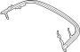 View Convertible Top Latch Mount Base (Lower) Full-Sized Product Image 1 of 3