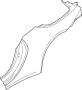 Image of Quarter Panel (Upper) image for your 2017 Porsche 911 3.0L 6 cylinder M/T AWD Carrera 4S Convertible 