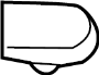 View Back Glass Wiper Arm Cap Full-Sized Product Image