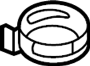 View Clamp. Hose. Water. Pipe. (Front, Rear, Upper, Lower) Full-Sized Product Image 1 of 10