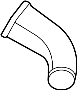 Image of Turbocharger Inlet Hose image for your Porsche