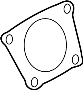 Exhaust manifold gasket. Flange gasket. Seal. Turbocharger Gasket. Exhaust Manifold Gasket.