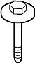 PAF009641 Tail Light Screw