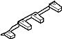 Image of Bumper Cover Support Rail (Upper) image for your 2023 Porsche Cayenne