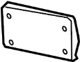 Image of License Plate Bracket image for your 2006 Porsche Cayenne   