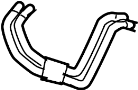 Image of Engine Coolant Hose image for your 2006 Porsche Cayenne  Turbo Sport Utility 