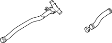 Image of Engine Coolant Pipe (Lower) image for your 2013 Porsche Boxster   