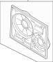Image of Engine Cooling Fan Shroud image for your 2023 Porsche 718 Spyder   