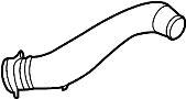 View Intercooler Pipe (Right, Front, Rear, Upper) Full-Sized Product Image