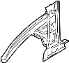 View Fender Rail (Left, Front, Upper) Full-Sized Product Image 1 of 1