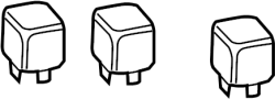 View Accessory Power Relay. Ignition Switch Relay. Starter Relay.  Full-Sized Product Image