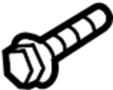 View Engine Harmonic Balancer Bolt Full-Sized Product Image