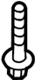 Image of Engine Cradle Bolt image for your 2016 Porsche Boxster   