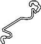 Image of Line. Vacuum. Pressure. BYP. Hose. Intake. (Upper). Intake Vacuum Line. image for your 2019 Porsche 911 Carrera S Coupe