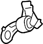 View Muffler. Bracket. (Front, Rear) Full-Sized Product Image