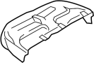 Image of Exhaust Manifold Heat Shield. A Heat reflective. image for your 2023 Porsche Taycan   