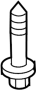 View Suspension Crossmember Bolt (Front, Rear, Lower) Full-Sized Product Image