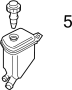 View Power Steering Reservoir Cap Full-Sized Product Image