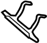 Seat Trim Panel Bracket (Front, Lower)