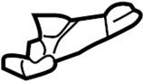 Image of Door Reveal Molding Clip image for your Porsche