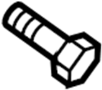 View Screw. Trim. Pillar. Panel. Door. (Front, Rear, Upper) Full-Sized Product Image