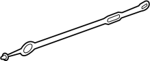 Image of Fuel Filler Door Release Cable image for your Porsche