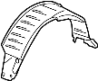 Image of Quarter Panel Splash Shield image for your 2022 Porsche 718 Cayman   
