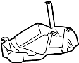 Image of Shield. Tank. Fuel. (Lower). A heavy steel plate. image for your 2017 Porsche 911   