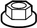 View Nut. Retainer. Bracket. (Front, Rear) Full-Sized Product Image
