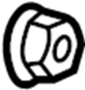 View Nut.  Full-Sized Product Image