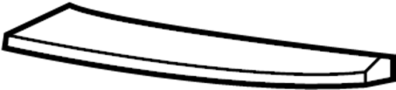 Image of Molding. Trim. (Upper, Lower). Bumper Protection Pad. image for your 2013 Porsche Cayenne  Turbo S Sport Utility 