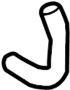 Image of Engine Coolant Overflow Hose. Water Hose. A Coolant Hose that. image for your 2007 Porsche Boxster   