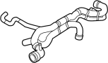 View Radiator Coolant Hose (Upper) Full-Sized Product Image 1 of 1
