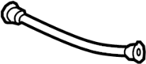 Image of Engine Coolant Reservoir Hose (Rear) image for your 2016 Porsche Cayenne  Diesel Sport Utility 