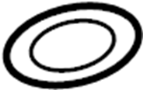 View Elbow o - ring. Outlet pipe o - ring.  Full-Sized Product Image 1 of 2