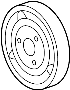 View Engine Water Pump Pulley Full-Sized Product Image 1 of 2
