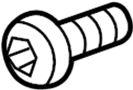 View Engine Water Pump Pulley Bolt Full-Sized Product Image