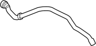 View Hose. Reservoir. Engine. Coolant. Overflow. Connector. WATER RETURN LI.  Full-Sized Product Image
