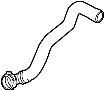 Image of Radiator Coolant Hose (Front, Rear, Upper, Lower) image for your 2006 Porsche Cayenne  Base Sport Utility 