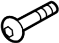 View Radiator Mount Bolt (Upper, Lower) Full-Sized Product Image