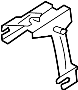 View A/C Refrigerant Line Bracket (Left, Upper, Lower) Full-Sized Product Image