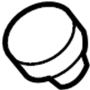 View Hood Emblem Nut Full-Sized Product Image