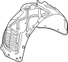 Image of Fender Splash Shield (Front, Rear, Lower) image for your 2010 Porsche Cayman   